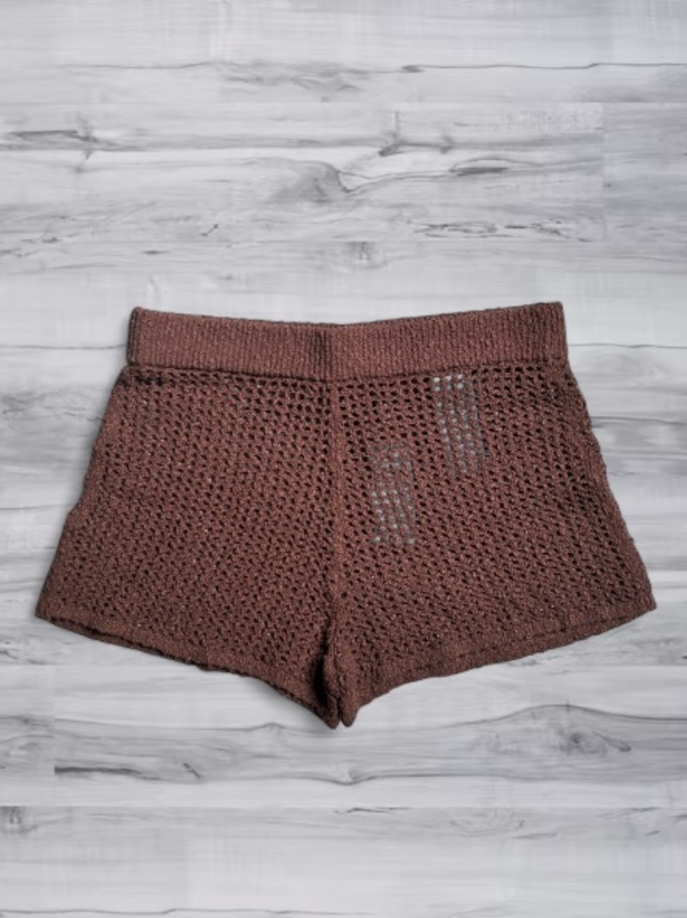 🫎 Abercrombie Crochet Mid Rise Shorts Small 100% Cotton NWT - Picture 2 of 9